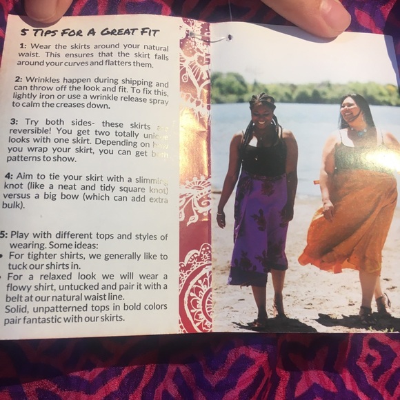 Darn Good Yarn Sari Wrap Skirt (new) - Picture 7 of 8